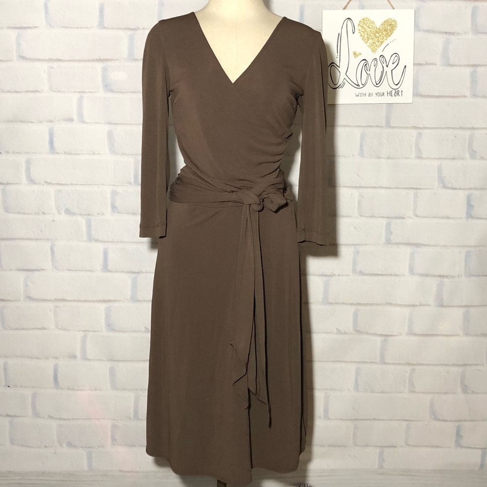 Brown casual/work BCBG Maxazria dress